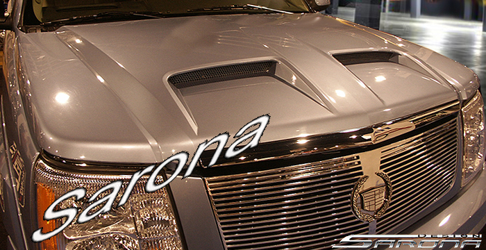 Custom Cadillac Escalade  SUV/SAV/Crossover Hood (2002 - 2006) - $1290.00 (Part #CD-007-HD)